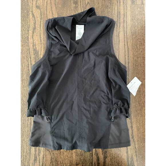 Athleta Venture Out Tank Crop Top Black XXS  NEW #533073 Athletic Running‎ - Picture 5 of 10